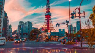 東京タワーを含む風景