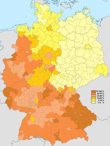 ドイツの宗教地図